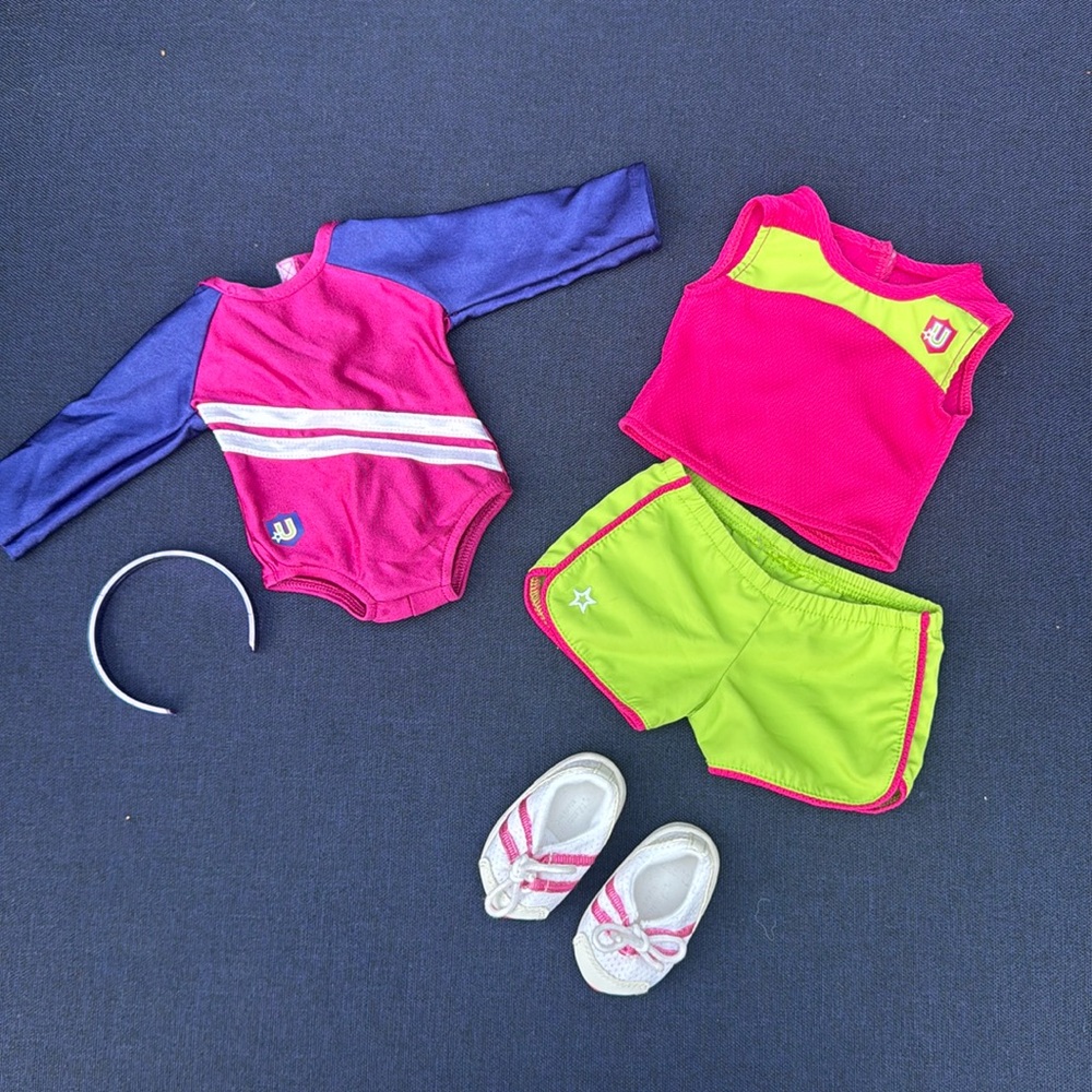 American Gril Doll Track and Gymnastics